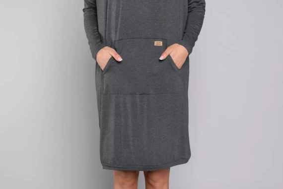 Tirana Tunika damska i ciążowa Italian Fashion- granat 