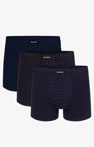 3MH-025/09/10 A'3 Bokserki męskie Atlantic - granatowy