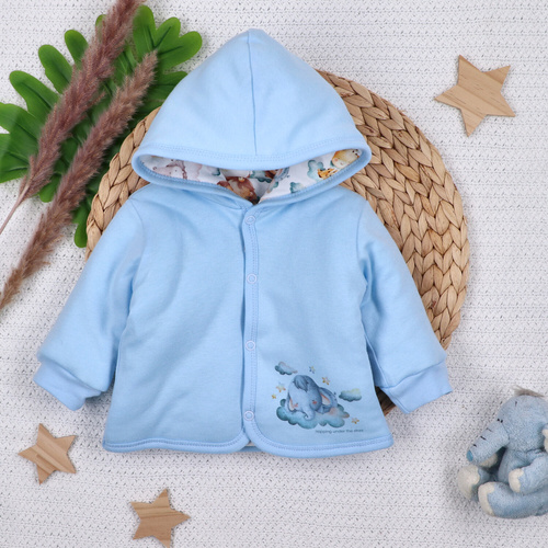 ABN-5616 Kurtka niemowlęca Little Dreamers Nini z bawełny organicznej – ekologiczna, bezpieczna, ciepła