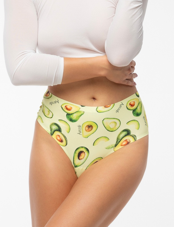 Avocado Simple Brasil Maxi Figi damskie Julimex -zielony