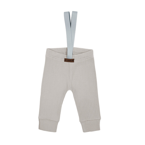 214016 Spodnie na szelkach "Muki" Nicol - szary