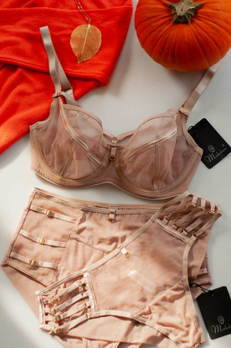 19064 Naked Biustonosz soft Mediolano beżowy 