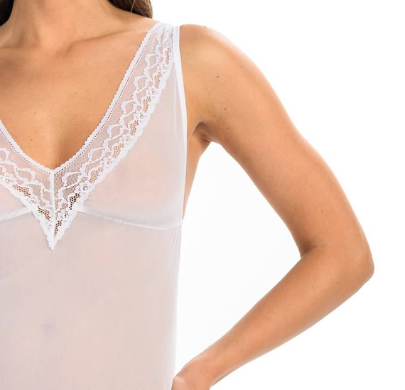 2126 Herty Koszula Nocna Siateczkowa Teyli - biały