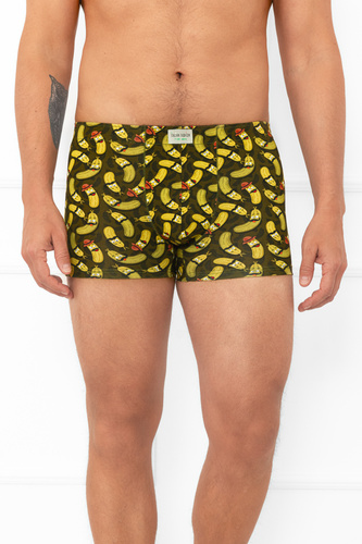 Walter – męskie bokserki z motywem ogórków | Italian Fashion
