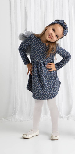 179166 Sukienka bawełniana "Sonia" Nicol - granat