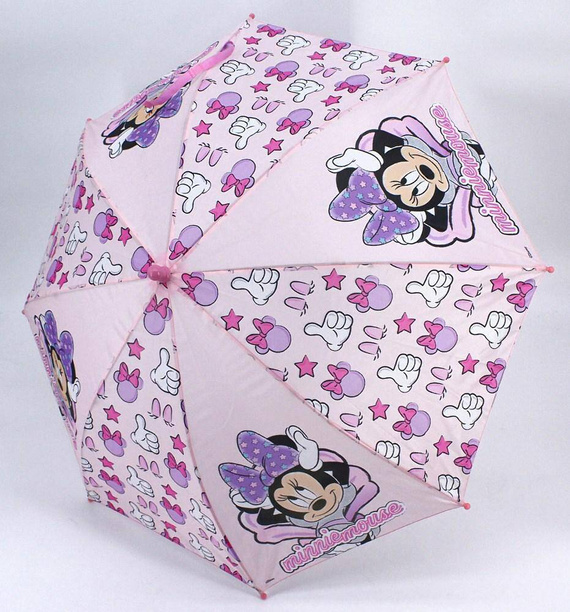 5242 Parasolka dla dzieci Myszka Mini Minnie Mouse parasol Setino unicorn gwiazdki różowy 
