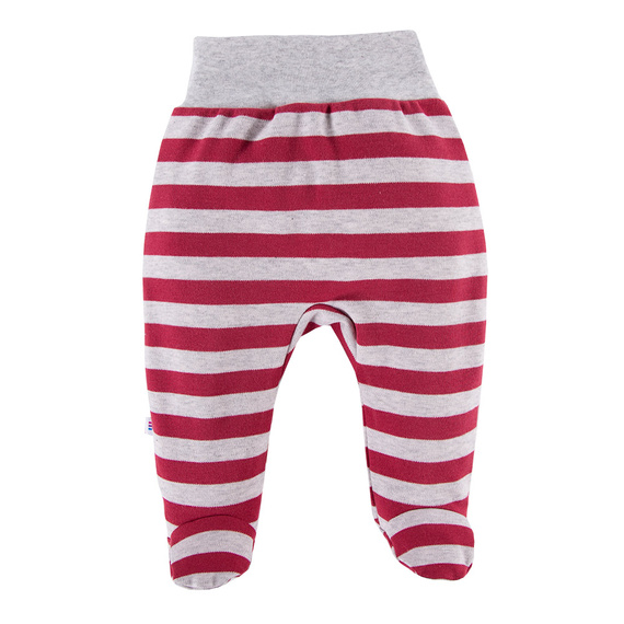 Ancymon Półśpiochy bawełniane 2-pak Eevi - szary/czerwony