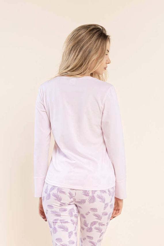 7 Palmy Piżama damska Bonamera różowy 