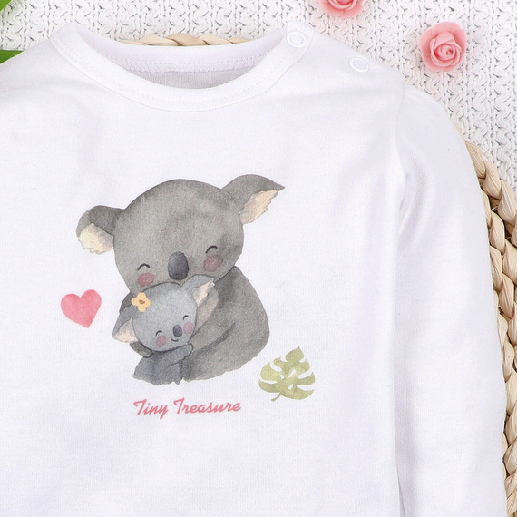 ABN-5635 Body niemowlęce Słodka Koala Nini 100% bawełna organiczna Polska