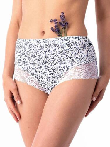 LPF 526  A'2 Figi damskie 2-pak Key biały granatowy