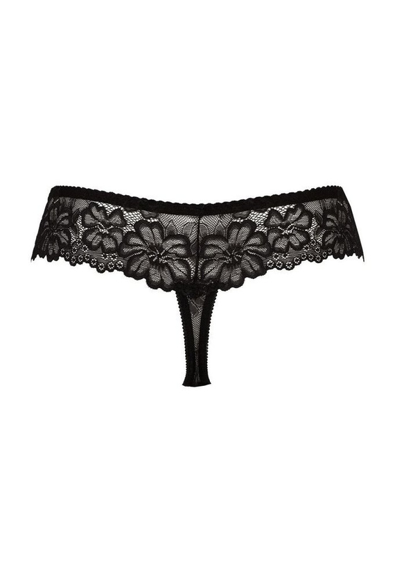 S 053/4 Carmela Stringi damskie Mat czarne