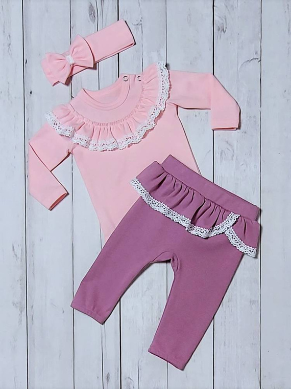 Eliza Spodnie niemowlęce Bambarillo wrzos