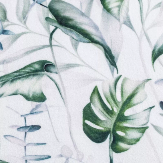 Ellen Koc narzuta liście Eurofirany biały