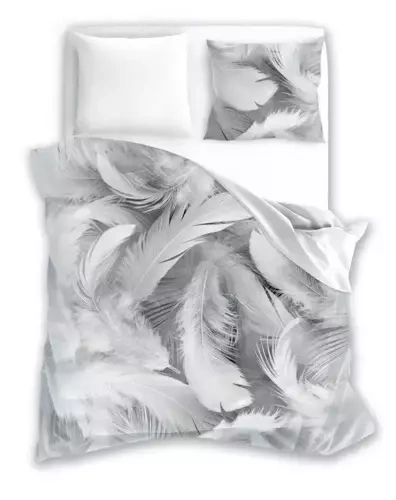 Natura 001 Pościel bawełniana Lekka jak piórko Faro szary