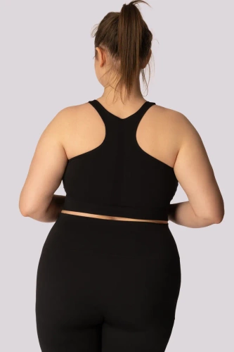 Base top biustonosz sportowy Mona czarny 