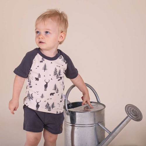 199138 Bambi Bluzka chłopięca z krótkim rękawem Nicol