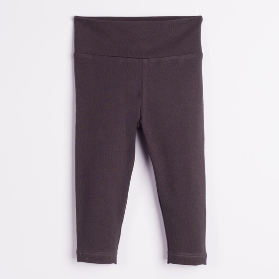 Nicol Tosia 225201 Cienkie Legginsy Niemowlęce Grafitowe Bawełniane