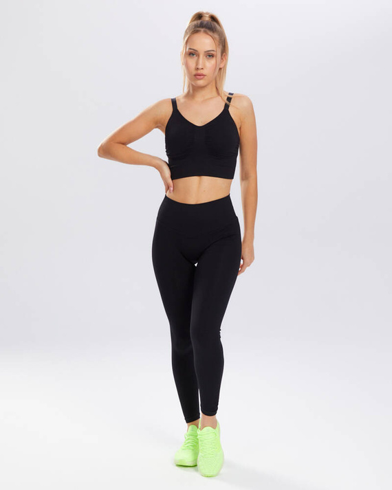 Flex biustonosz sportowy Spaio black 