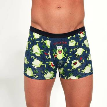 280/207 Levitation Bokserki męskie Tattoo Cornette - jeans