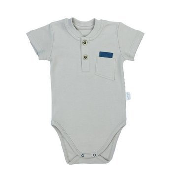 177095 Body z krótkim rękawem "Delfin" Nicol - beżowy