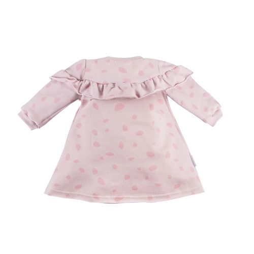 UNIQUE Sukienka dresowa Ewa Klucze - róż 