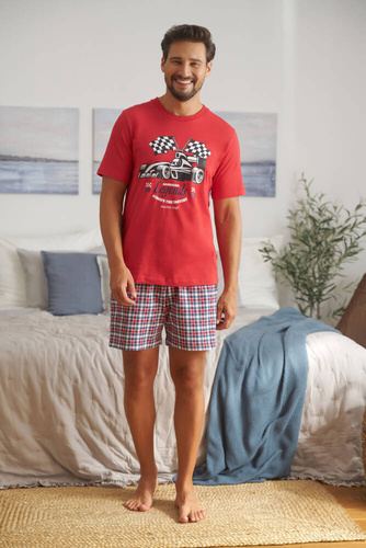 5353 Piżama Męska Doctor Nap - red