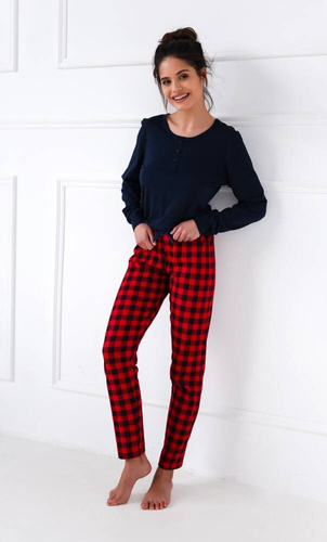 Bonnie  Piżama damska Sensis - granatowy