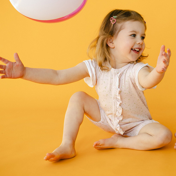 Meadow Rampers bawełniany Eevi - różowy