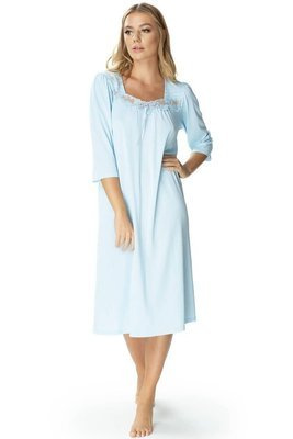 3942 Melisa halka koszula nocna damska Mewa niebieski