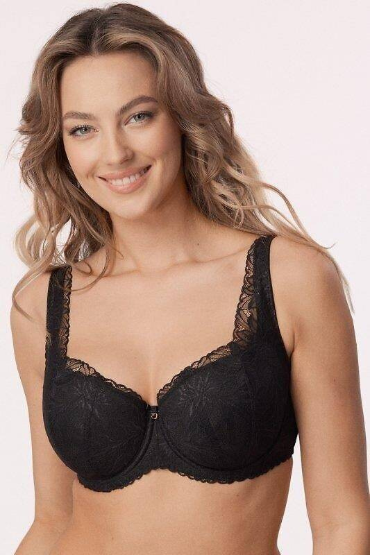 Laura Big Biustonosz full cup Mefemi -czarny