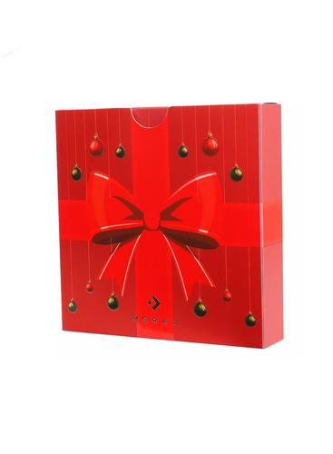 Bokserki MBX600-356 Moraj zielone– świąteczne bokserki męskie w pudełku