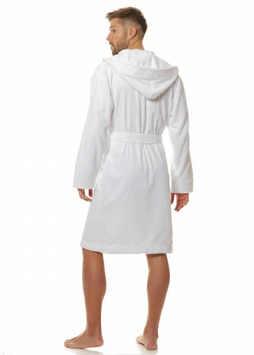 2103 Szlafrok Męski Frotte L&L - grafitowy 