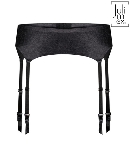 Orchid Pas do pończoch Julimex - czarny