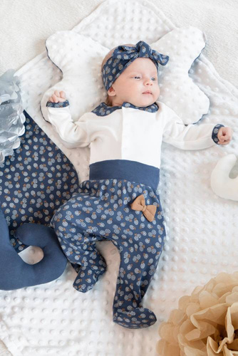 179098 Body z długim rękawem rozpinane "Sonia" Nicol - krem