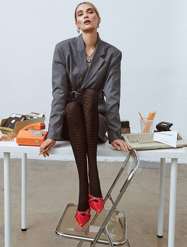 1215 Nadia Rajstopy Gabriella - nero