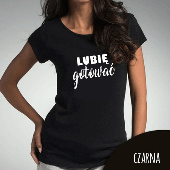 Bluzka dla mamy "LUBIĘ gotować" Moocha biały 