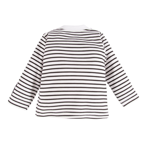 Magic Bluzka w paski z długim rękawem Eevi- biała-paski