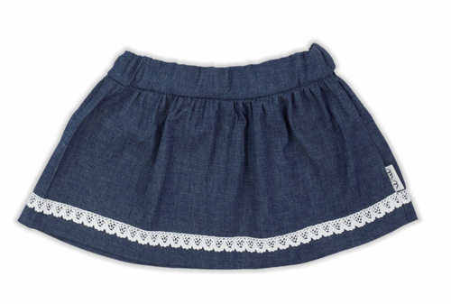 169050 Spódniczka bawełniana "Mix" Nicol - jeans