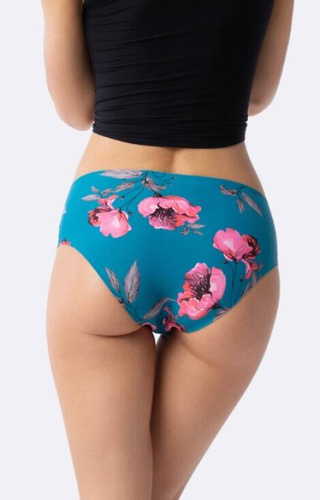 Wild Rose Classic Figi Damskie Julimex- szmaragdowe