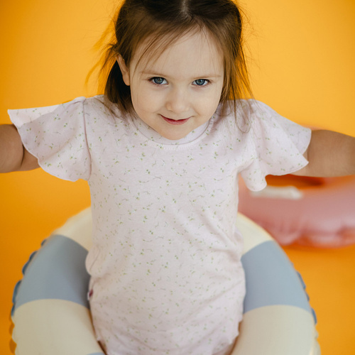 Meadow Bluzka z krótkim rękawem Eevi- różowa