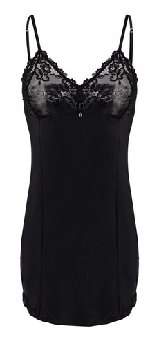 Greta Koszulka damska wąskie ramiączko DKaren- czarny