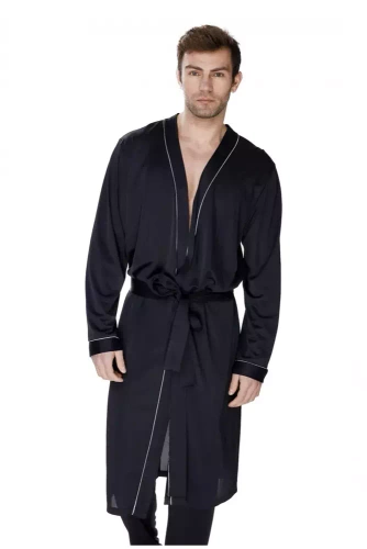 86468 Aleksander szlafrok męski James Bradley czarny 