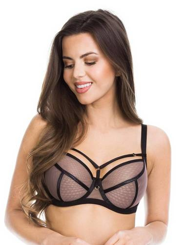 19064 Naked Biustonosz soft Mediolano czarny