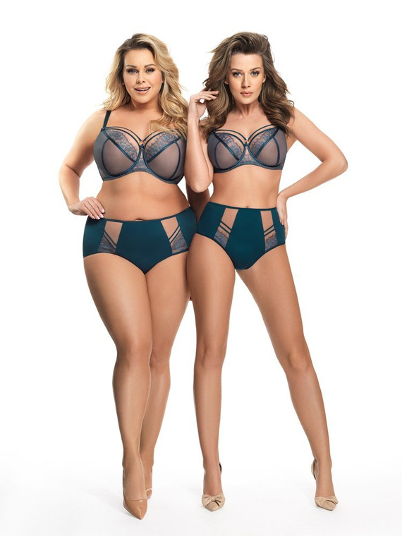 K 496 Paradise  biustonosz miękki Gorsenia -zielony