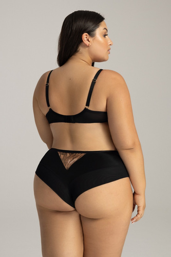 2144  Miękki Biustonosz Maxi  Ava czarny