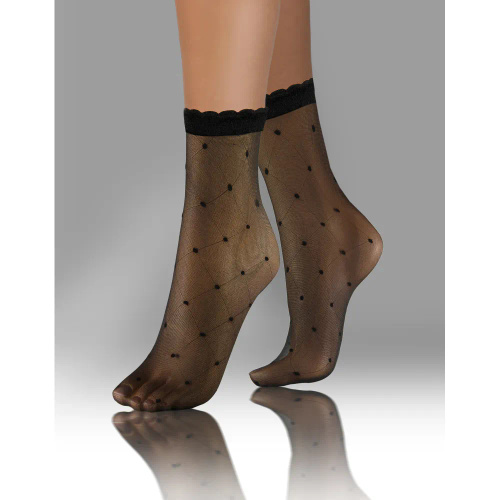 Skarpetki damskie Sesto Senso wzór 02 kropki 