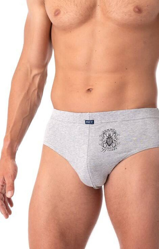 MPP 254 Slipy męskie 2-pak Key - czarny-szary