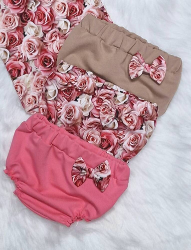 Roses Bloomers bawełniany Bambarillo druk