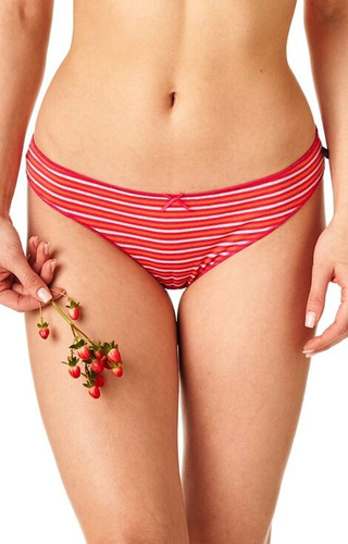 LPR 331 B22 A'2 Figi damskie 2-pak Key różowy-pomarańczowy