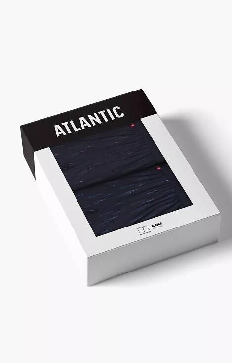 2MBX-074 Bokserki męskie Atlantic -granatowy